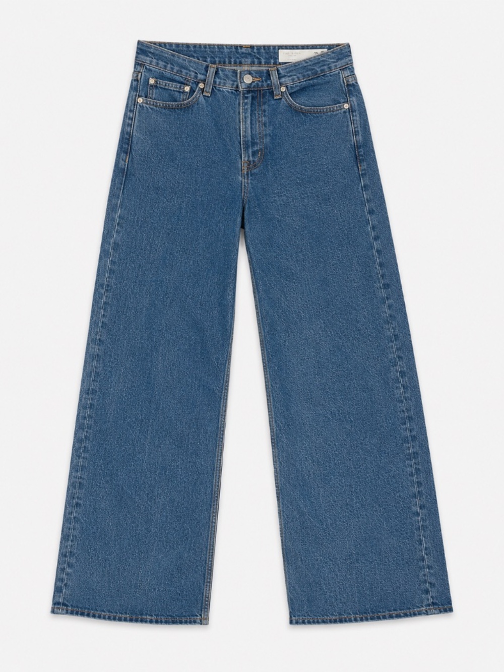 rag & bone Logan Wide Leg Jeans 26 Lily Lyocell Lightweight Denim